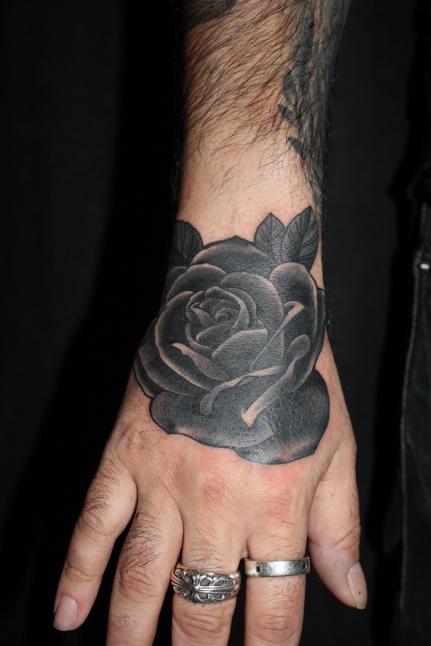 A black rose by James